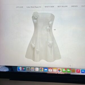Miss Rosier Unused White Mini Dress